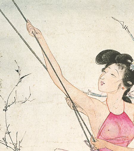 田东县-胡也佛的仕女画和最知名的金瓶梅秘戏图